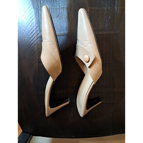 Coach Beige Leather Sandals - Picture 3 of 9